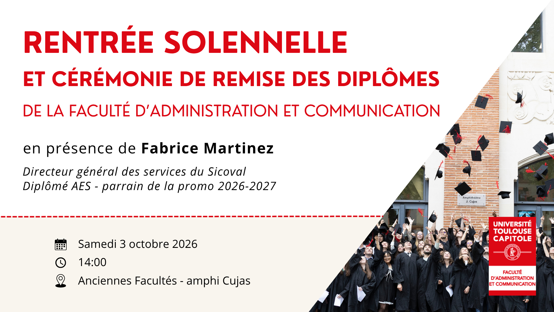 Cérémonir rentrée solennelle 2026