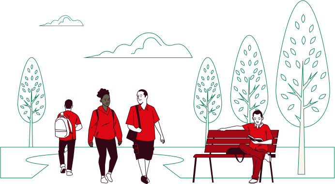 Illustration d'un étudiant
