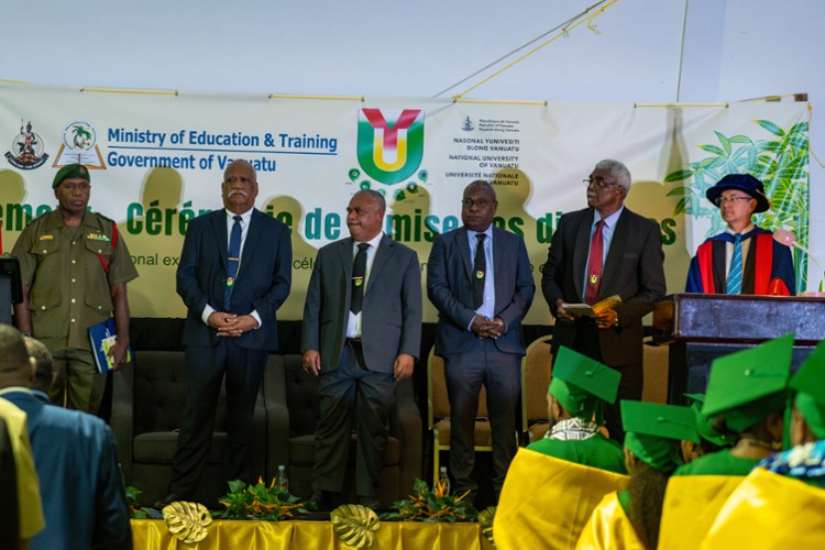 Remise des diplômes au Vanuatu 2025