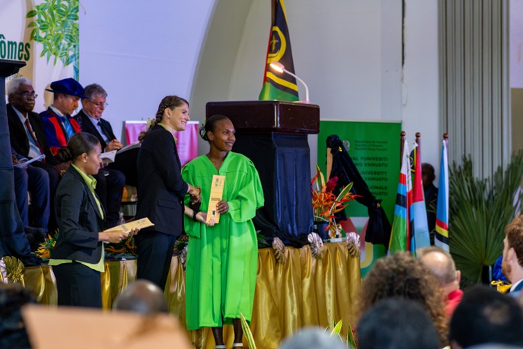 Remise des diplômes au Vanuatu 2025