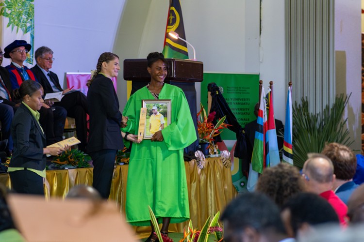 Remise des diplômes au Vanuatu 2025