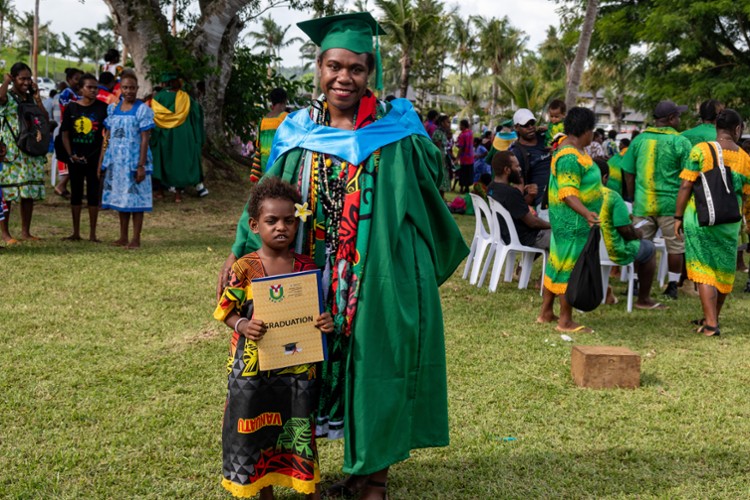Remise des diplômes au Vanuatu 2025